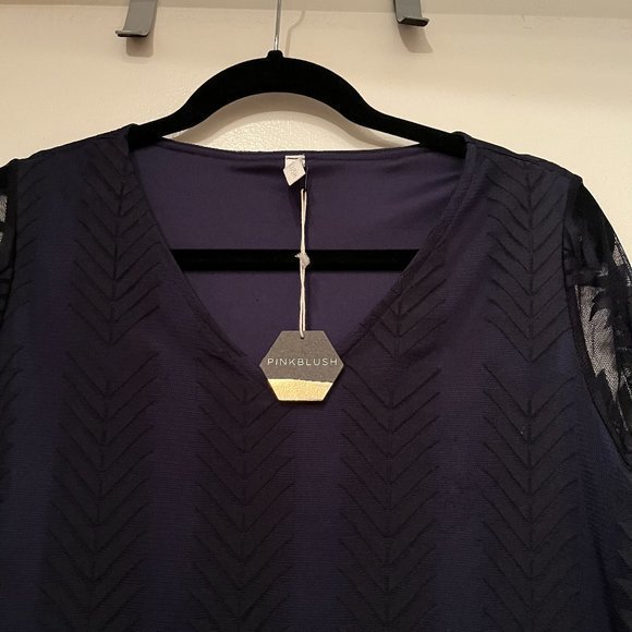 HOST PICK! Pinkblush‎ Black Maternity Dress – Size Medium – NWT - Picture 9 of 10